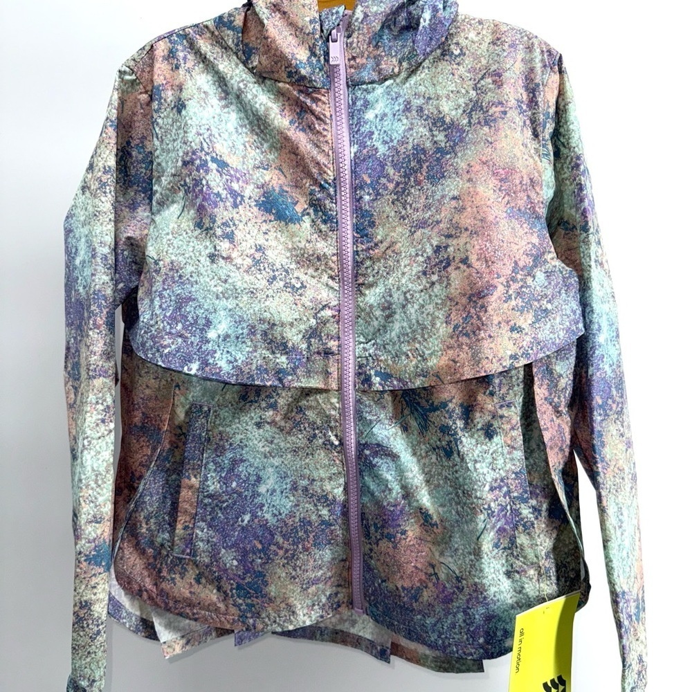 All in Motion Girls Multicolor Windbreaker Jacket